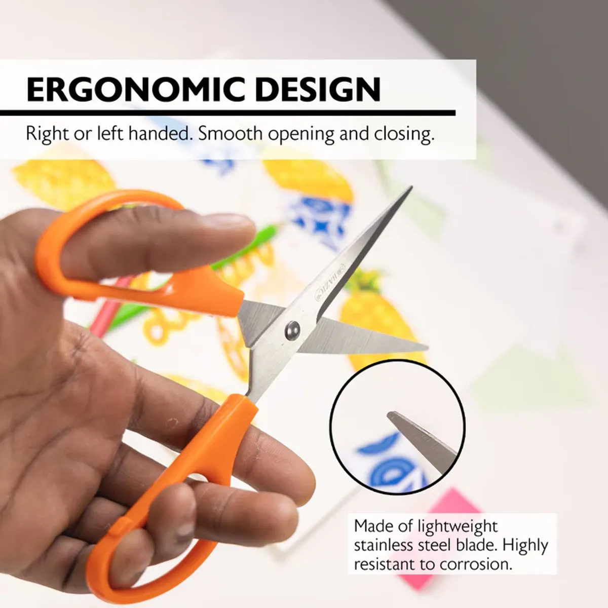 Scissors - 8" double thumb stainless- B4435
