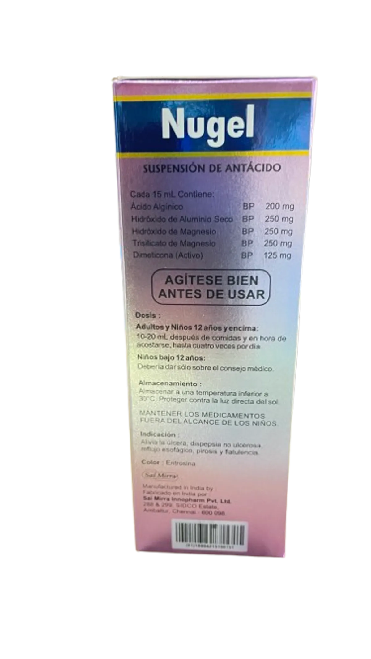 Nugel Antacid Suspension Soothes Heartburn | Relieves Acid Indigestion | Gentle on the Stomach packaging may vary