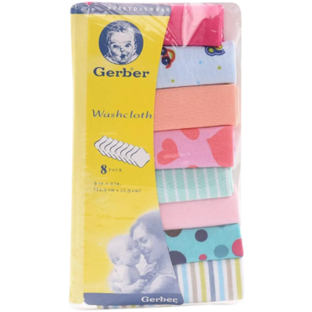 Gerber Washcloth 8 Pack