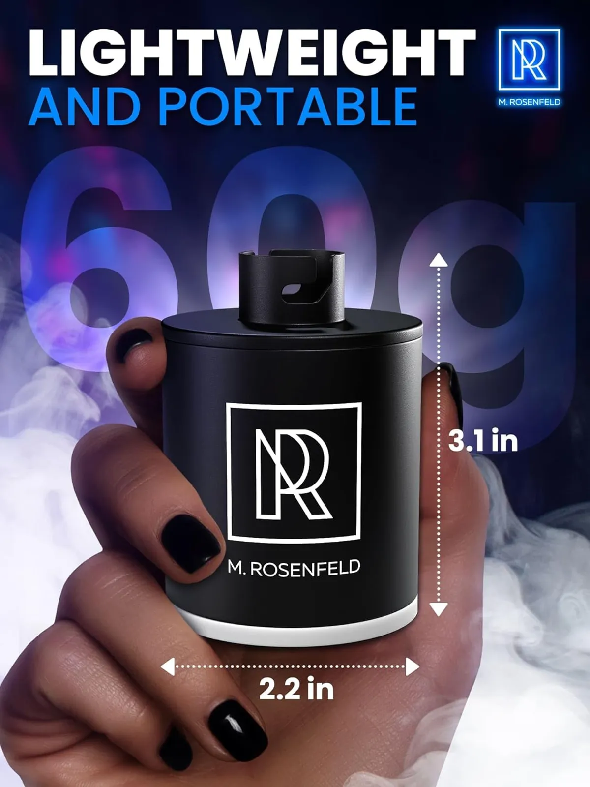 Hookah Starter Pump - Hookah Pump Starter with 1300 mAh Rechargeable Battery - Portable Electric Hooka Blower & Vacuum Starter - Mini Air Pump with LED Light, Quiet & Efficient