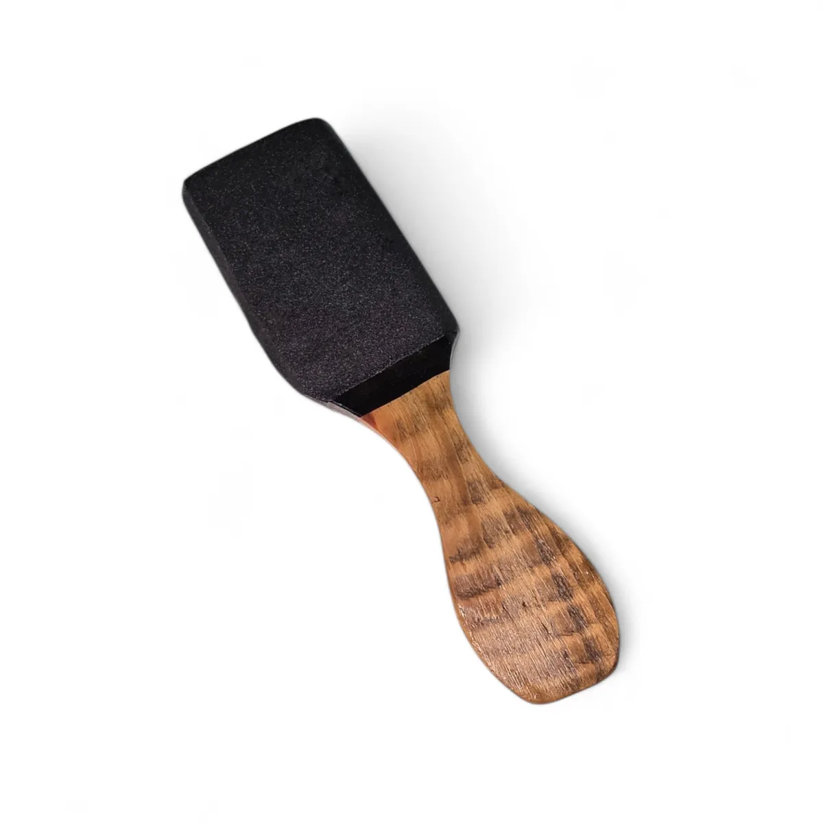 Double-sided Handmade Foot File for Pedicures, Brown Sander Side and Black Smoother Side