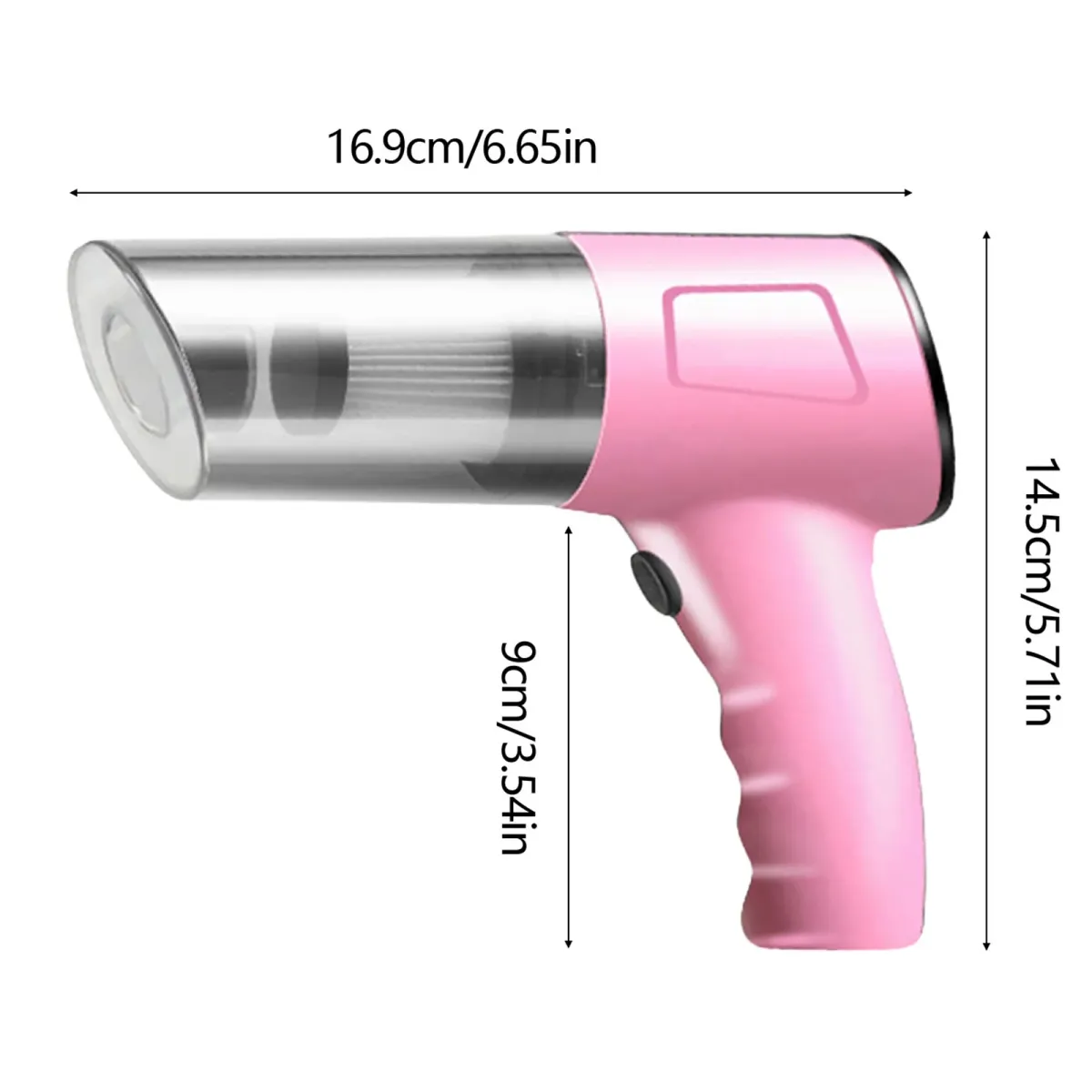 Car Accessories for Women,Wireless Pink Vacuum Cleaner Handheld Car Vacuum Cleaner 120W
