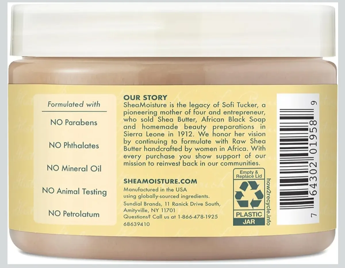 Shea moisture  Jamaican black castor oil strengthen & restore treatment masque