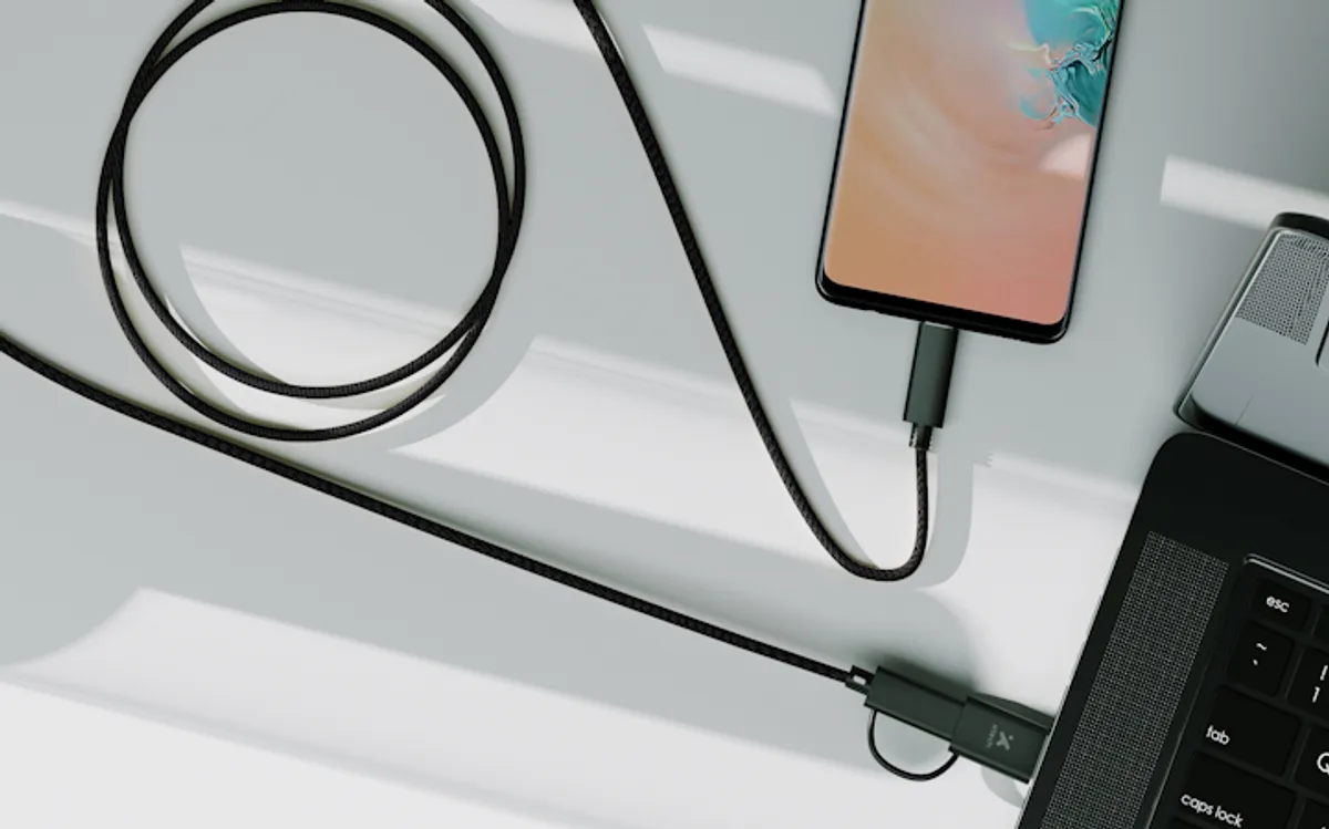 Xtech  USB-C, USB-A and USB Type C interchangeable ,1.82 m, 2 in one braided XTC-532