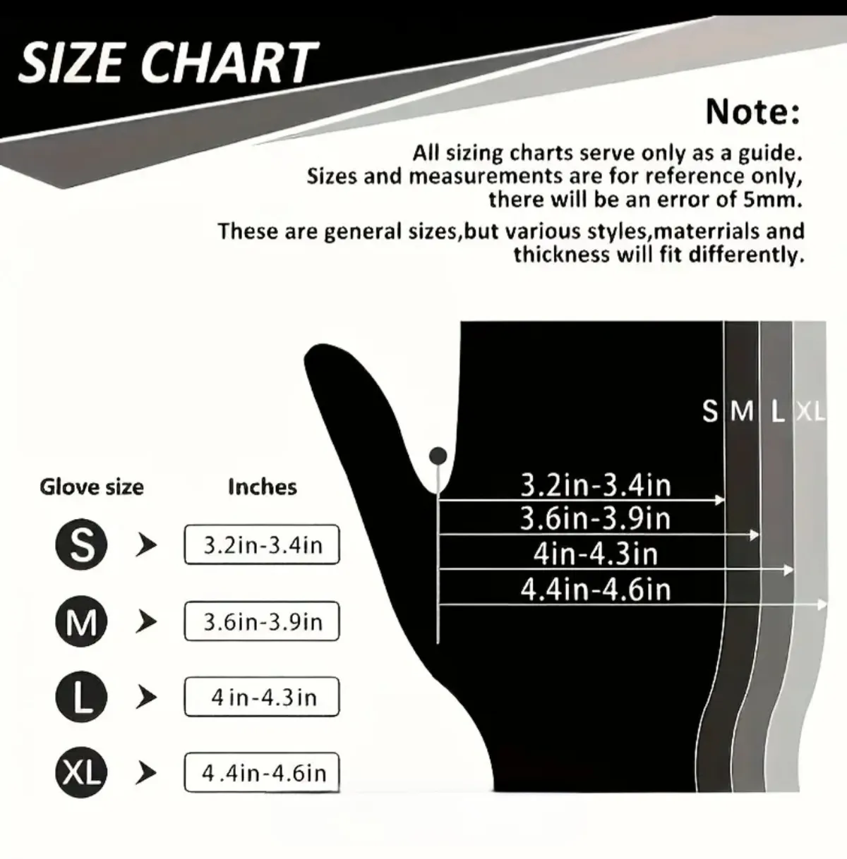 Premium Black Nitrile Disposable Gloves - 50 Pack, Medium