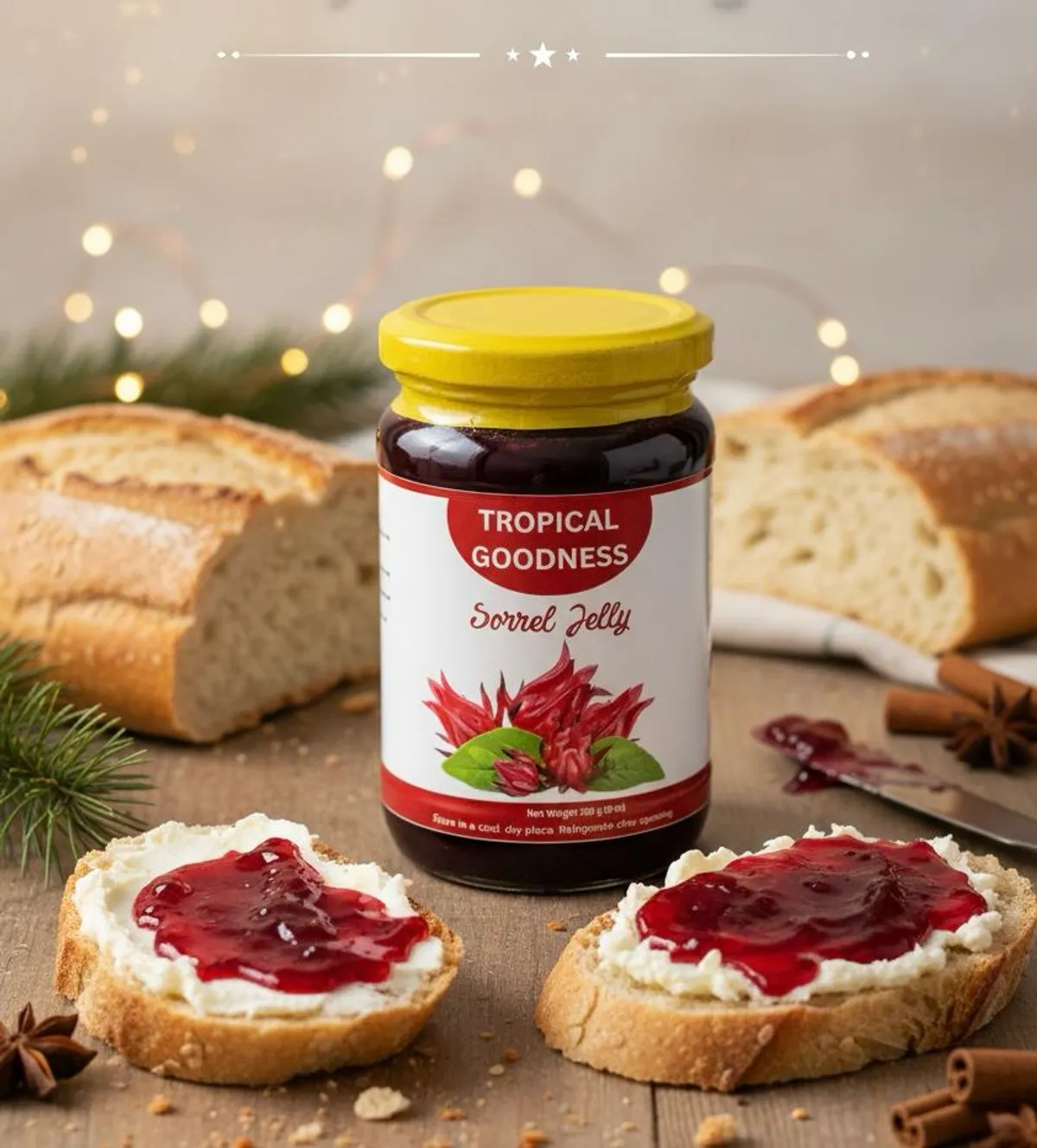 Tropical Goodness Sorrel Jelly, Plain