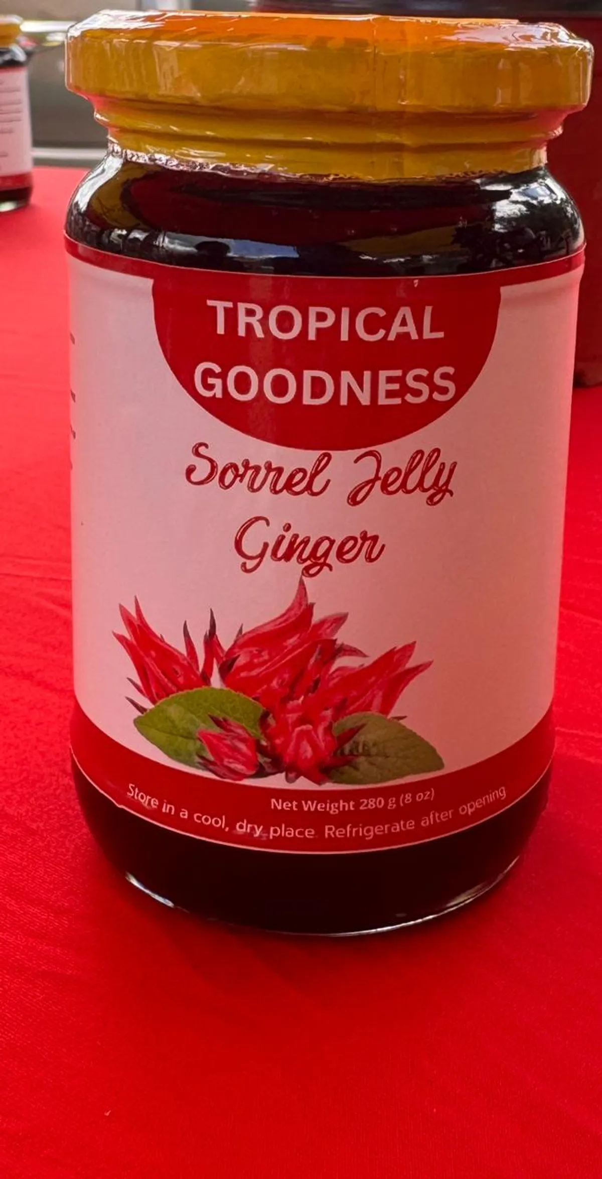 Tropical Goodness Sorrel Jelly, Ginger
