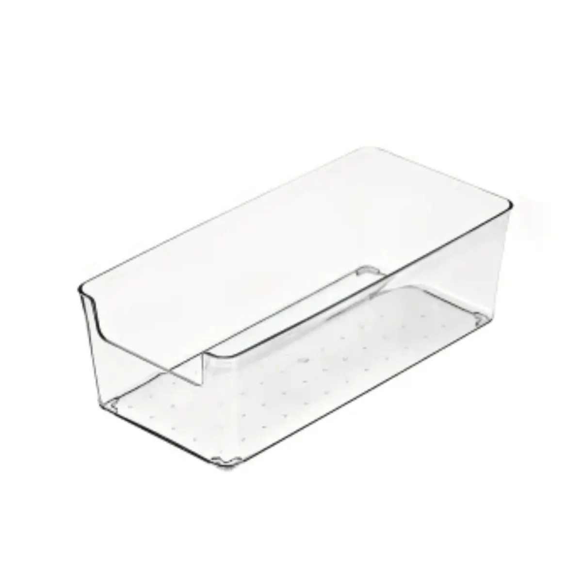 Set of 6 Transparent Plastic Storage Containers