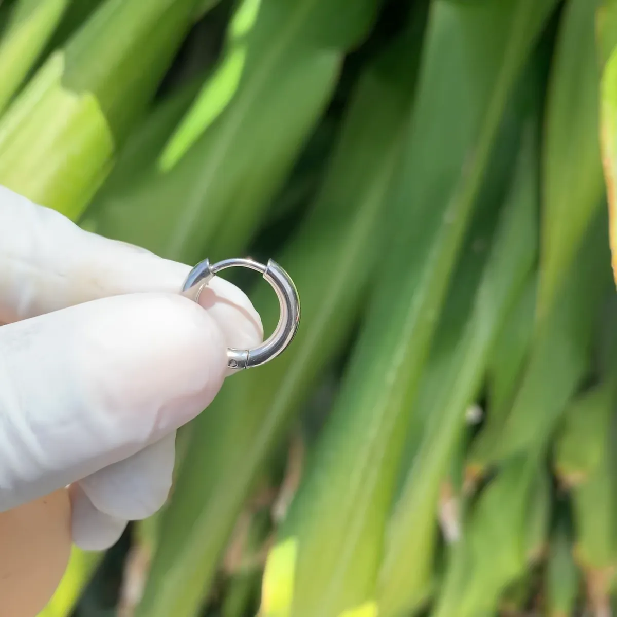 Stainless Steel Earrings , Silver