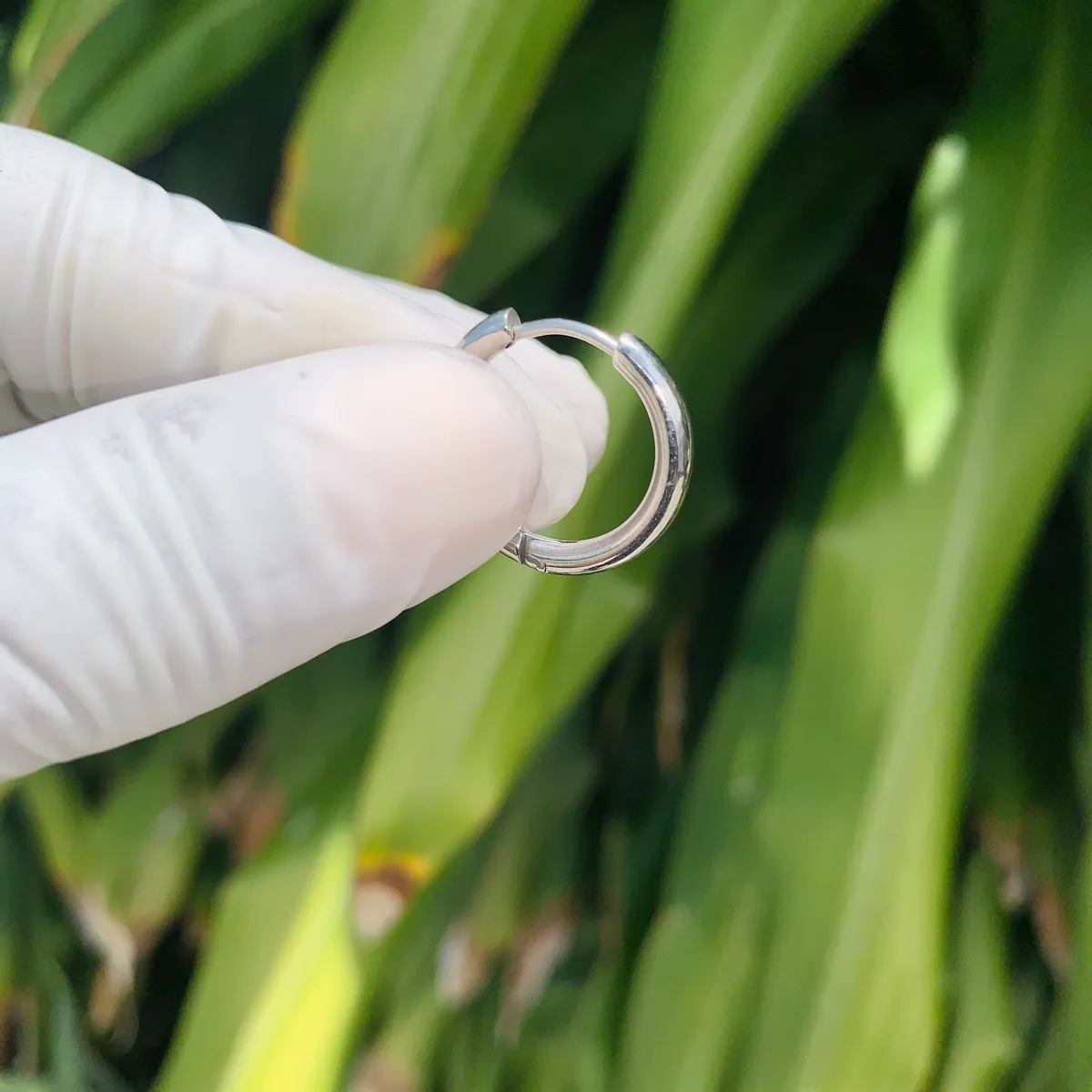 Stainless Steel Earrings , Silver