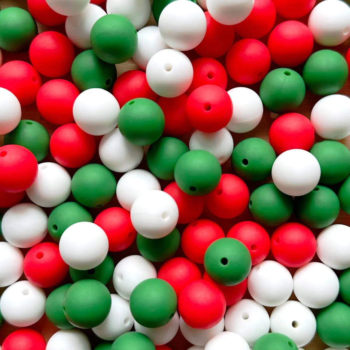 Christmas Silicone beads