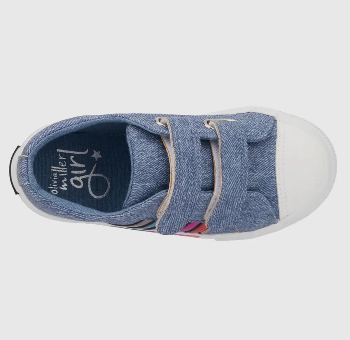 Olivia’s Miller , 90% Faux Leather, 4-13, Rainbow, 1.4 lb (0.64 kg), OMK-A24-09A-WHITE-5-FR, 10.6 x 6.7 x 3.8 in (26.9 x 17 x 9.7 cm)