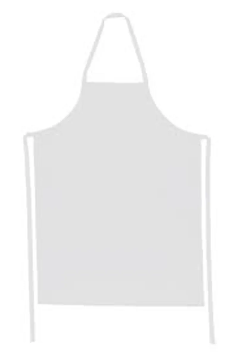 White Apron Good for the kitchen and other Cooking Activities .