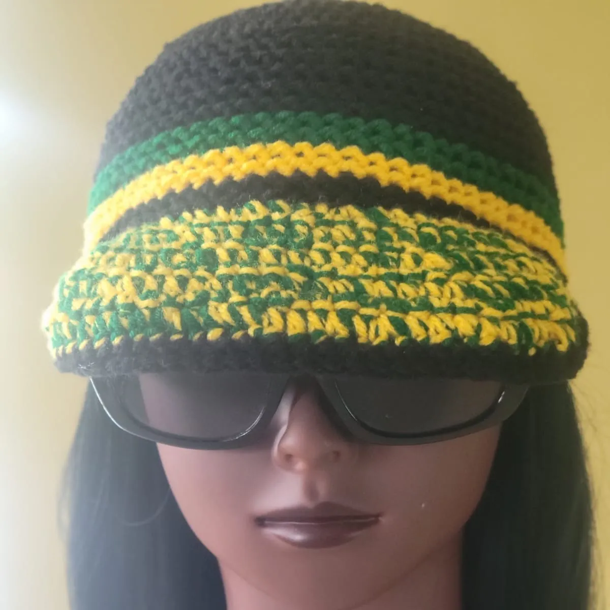 Crochet Ball Cap from the "Jamaica Love" series