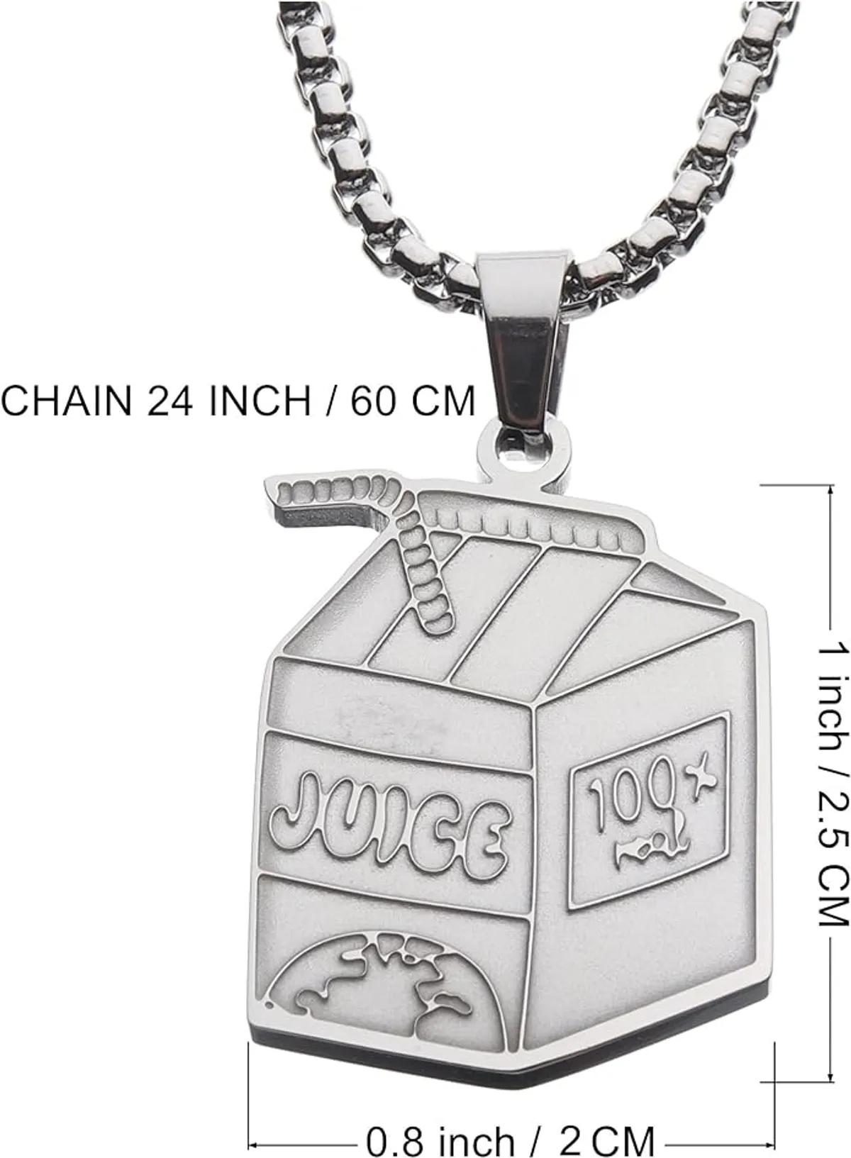 Wd Hip Hop Rapper Pendant Chain Necklace (WD)