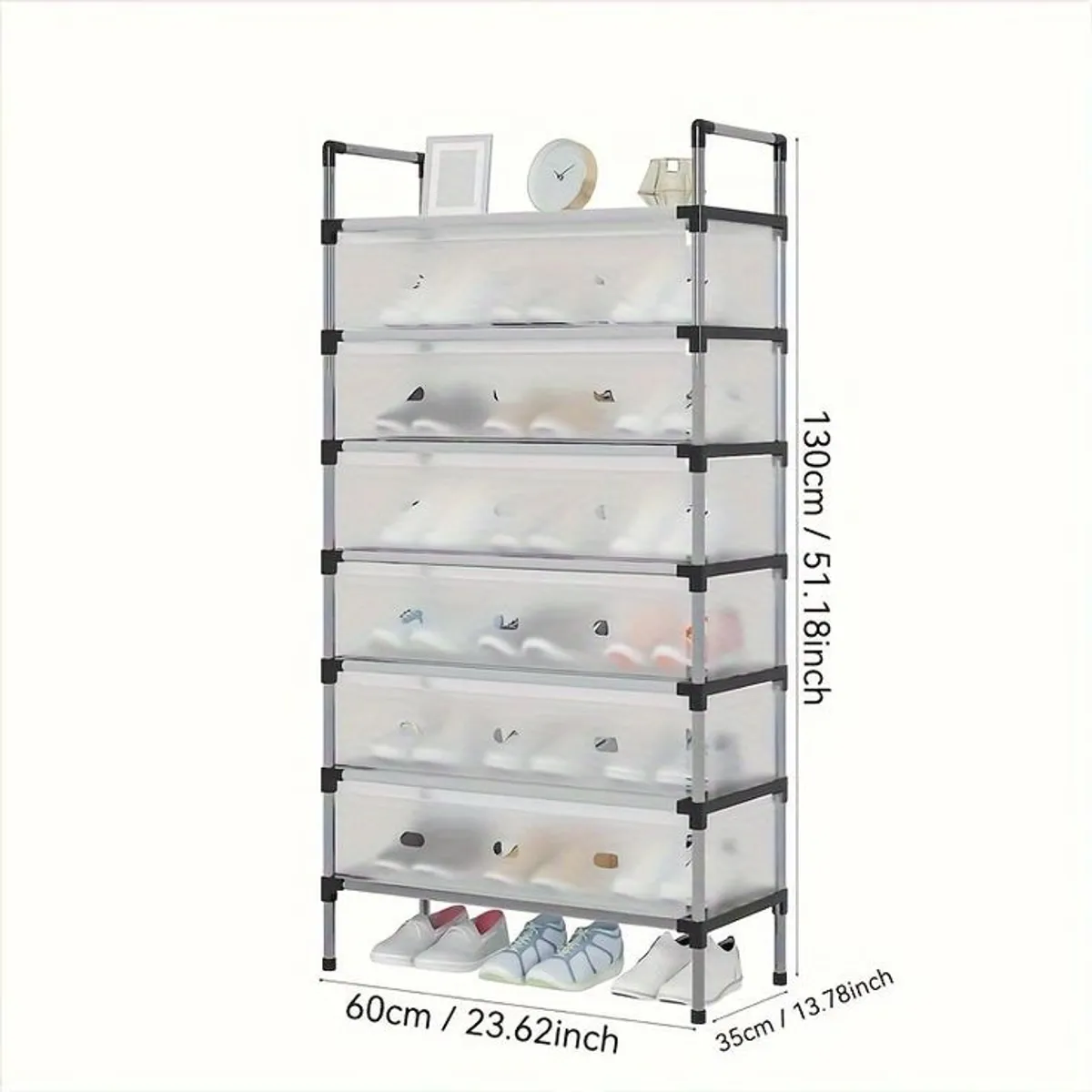 7 Layer Dust Proof Shoes Rack