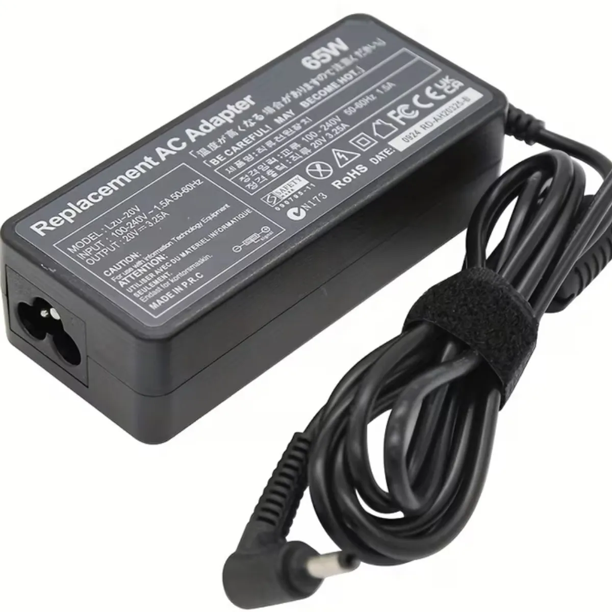 20V 3.25A 65W 4.0*1.7mm AC Laptop Charger With US Plug Cable For Lenovo IdeaPad 330s 320 100-15 B50-10 YOGA 710 510-14ISK Redmi Book 14 13 Adapter