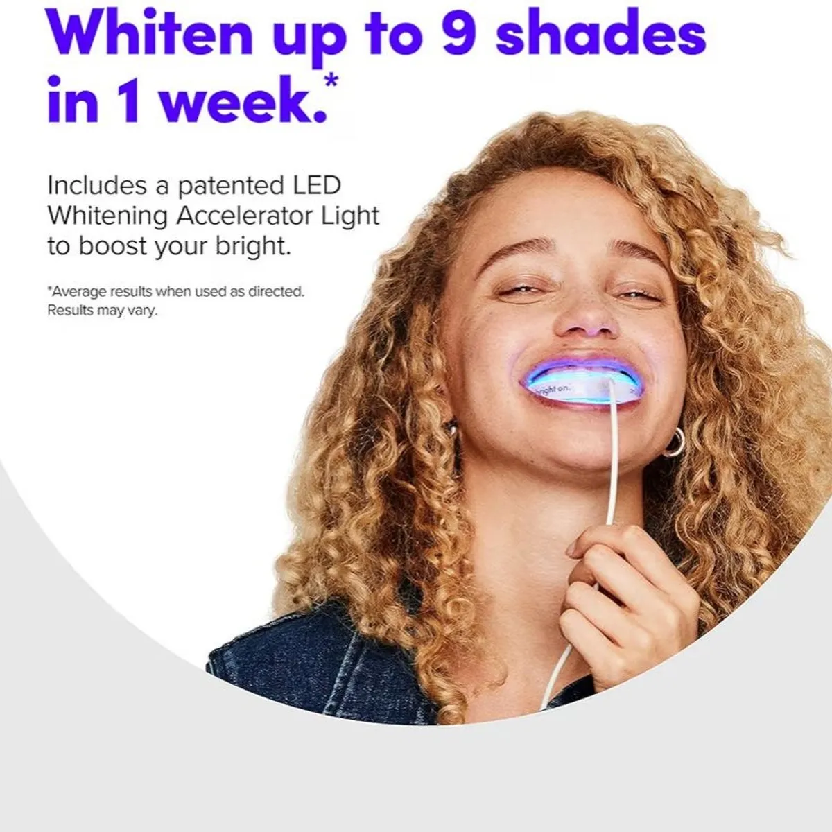 SmileDirectClub Teeth Whitening Kit with LED Light - 4 Pack Gel Pens - Professional Strength Hydrogen Peroxide.