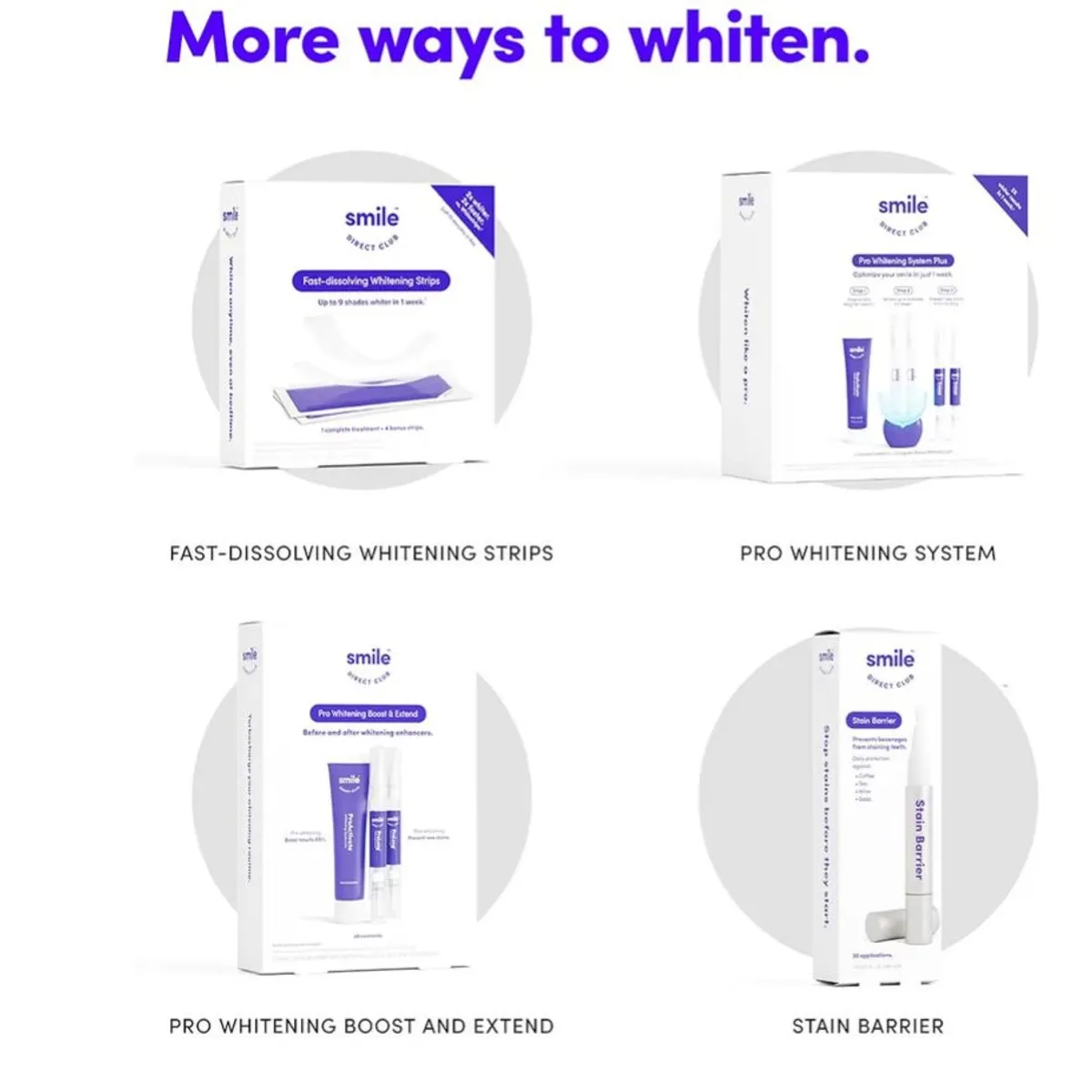 SmileDirectClub Teeth Whitening Kit with LED Light - 4 Pack Gel Pens - Professional Strength Hydrogen Peroxide.