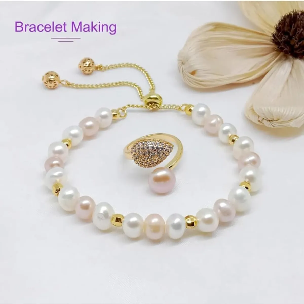 2 Rolls Elastic String for Bracelets, 0.8mm Stretch Bead Cord for Jewelry Making