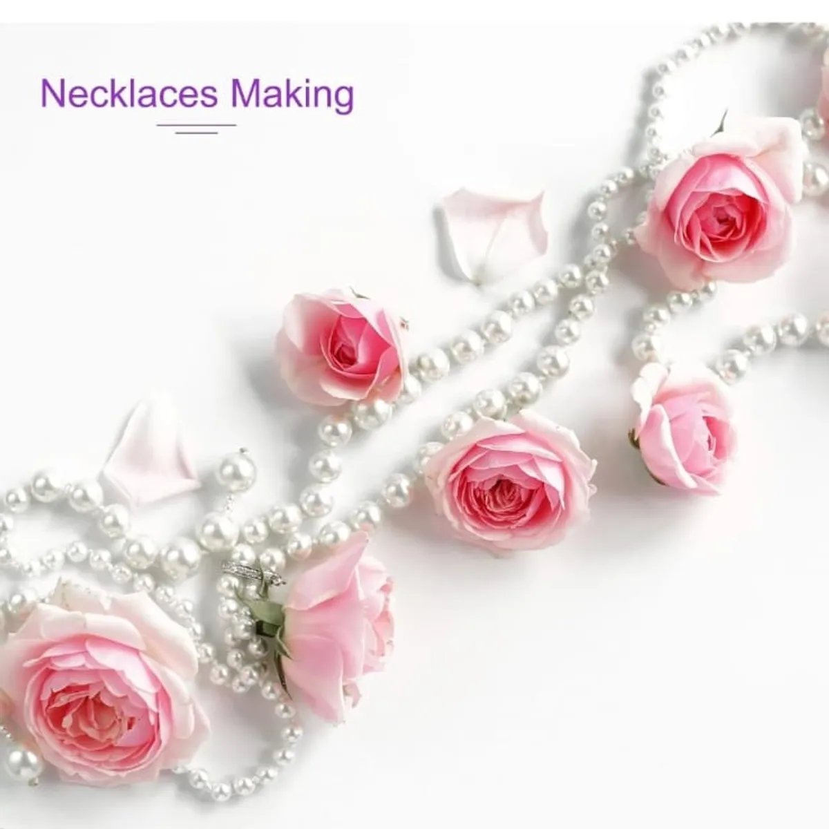 2 Rolls Elastic String for Bracelets, 0.8mm Stretch Bead Cord for Jewelry Making