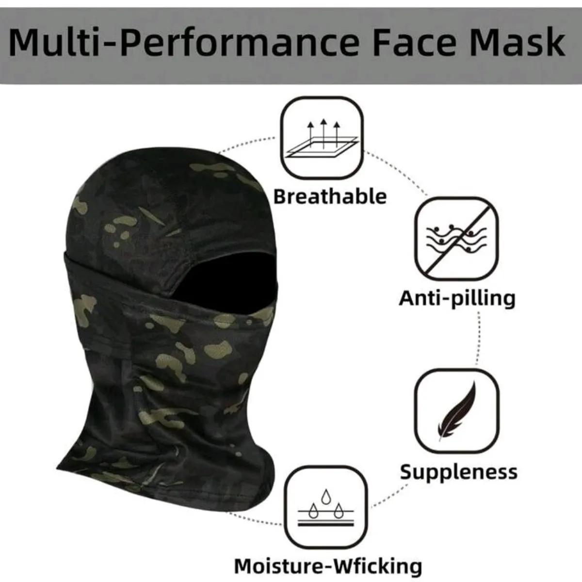 Army Color Ski Mask