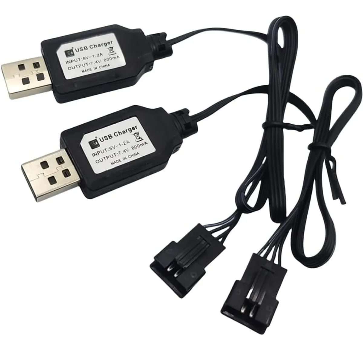 SM-4P USB Charger Cable Replacement for RC Car, RC Boat 7.4V Charger Plug