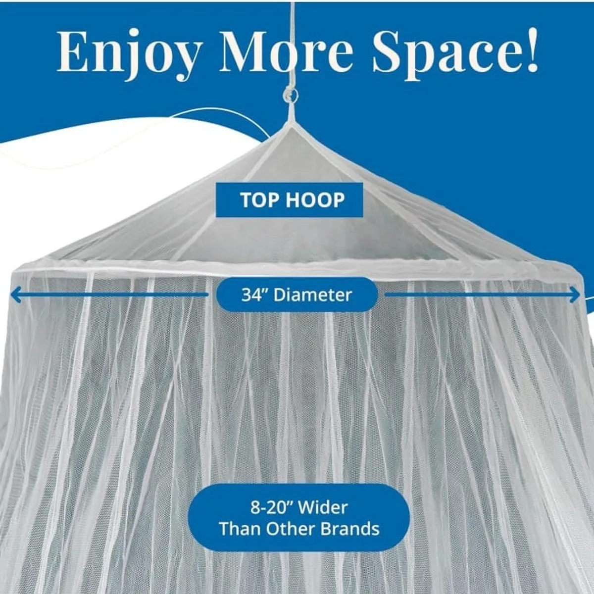 Mosquito Netting for Bed, Extra Large Mosquito Net