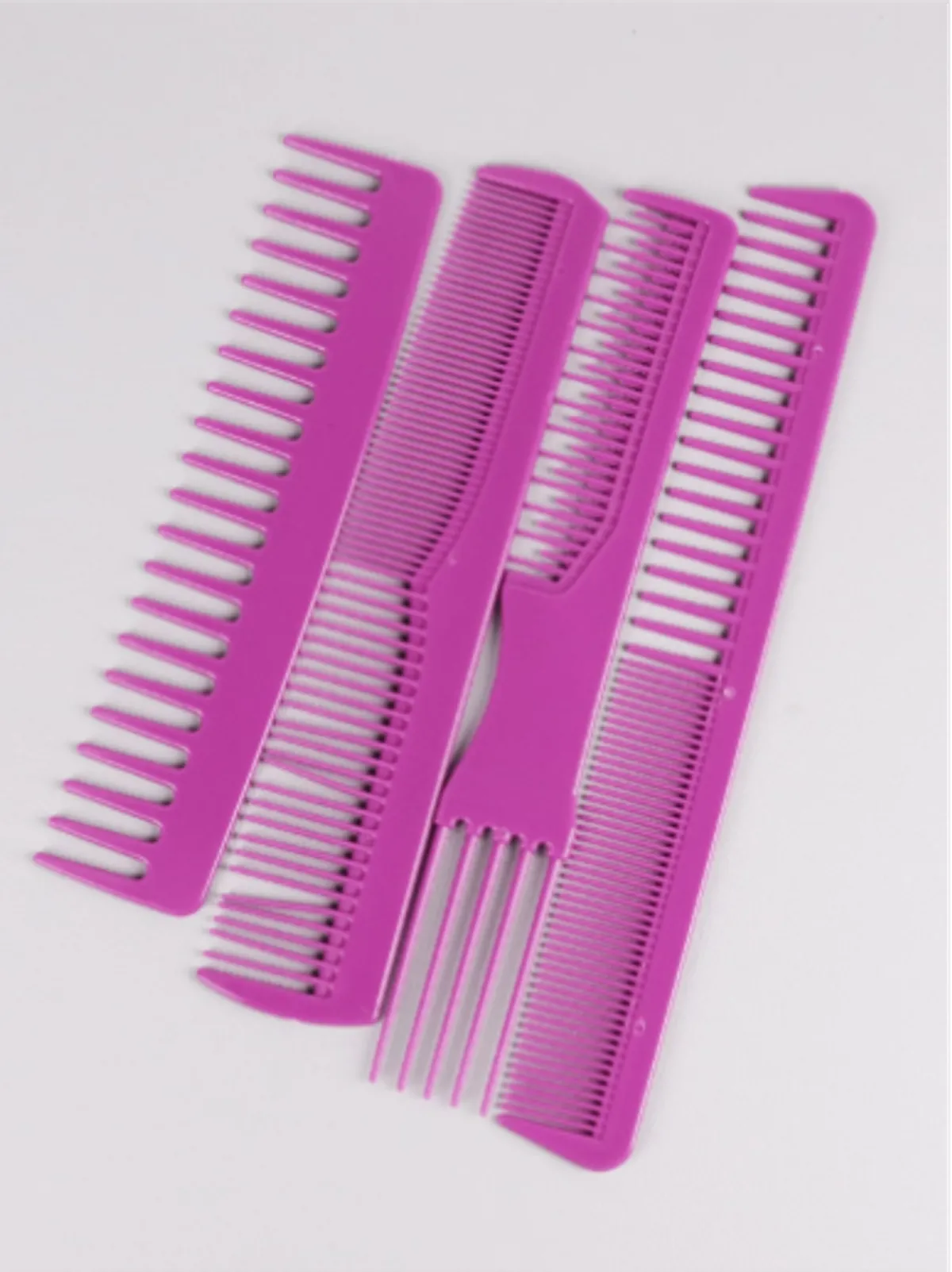 Styling Comb Set, 8Pcs Pink Hairdressing Tools Professional Hair Comb, Suitable For All Hair Length And All Hairstyles.