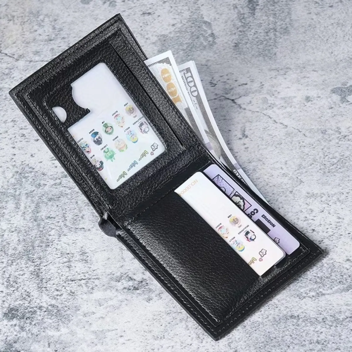 Men's Black Wallet for Men