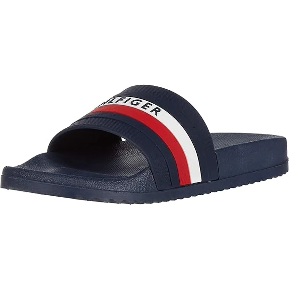 Tommy Hilfiger Navy Slides -Size 7M