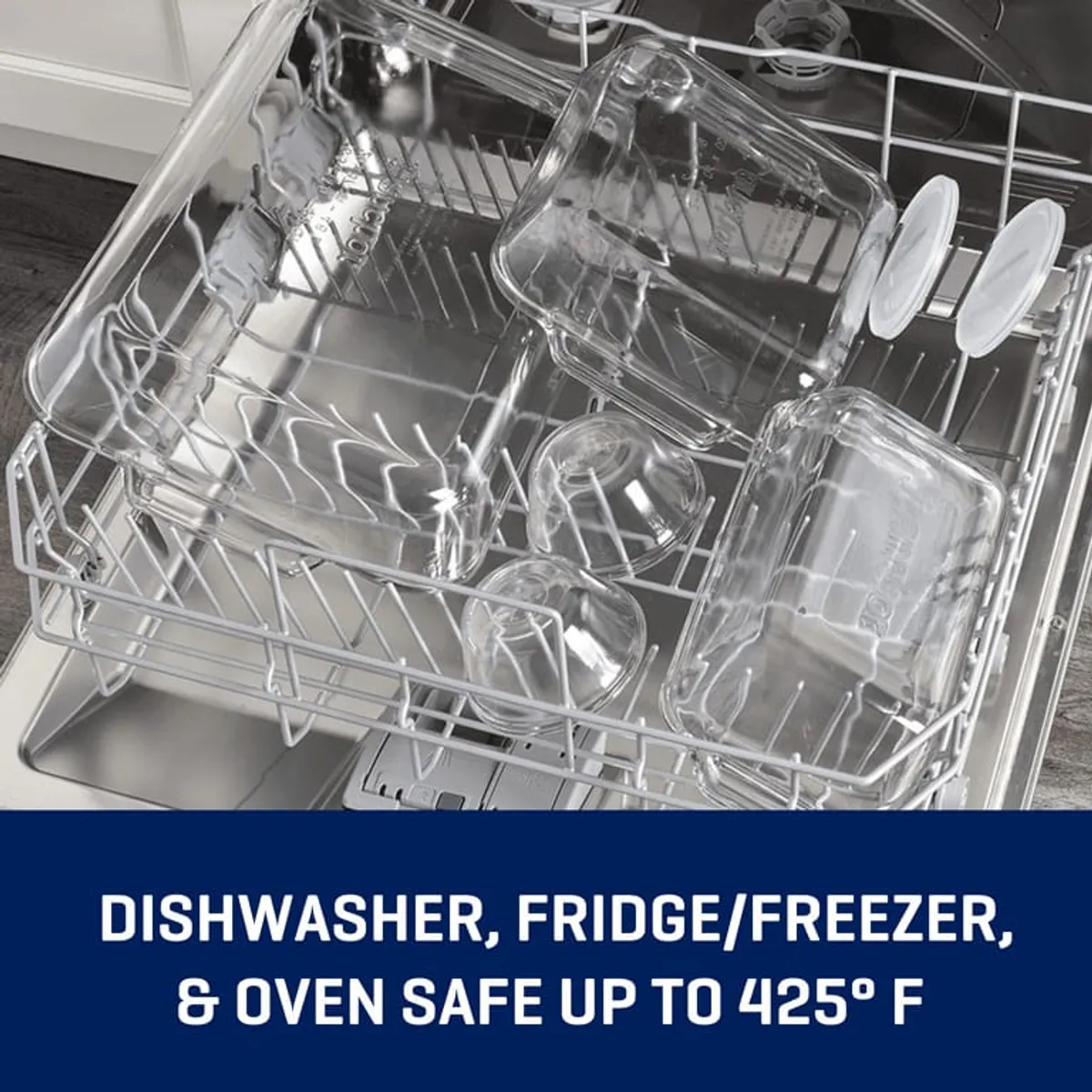 Anchor Hocking Glass Baking Dish Set, 7 Piece Glass Bakeware Set