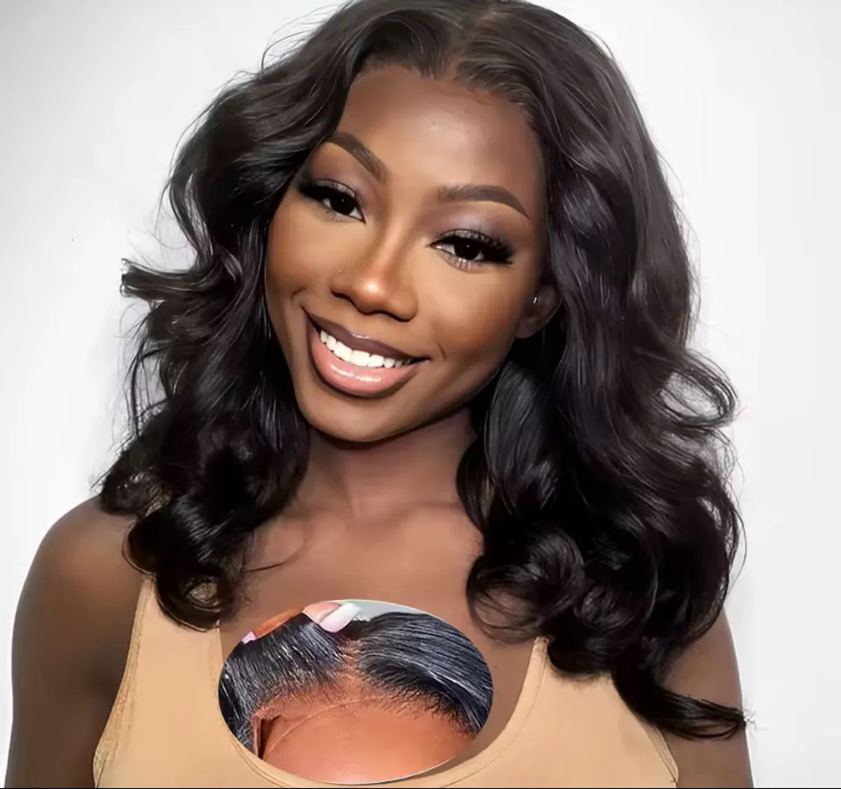 14 Inch Body Wave Closure Wig