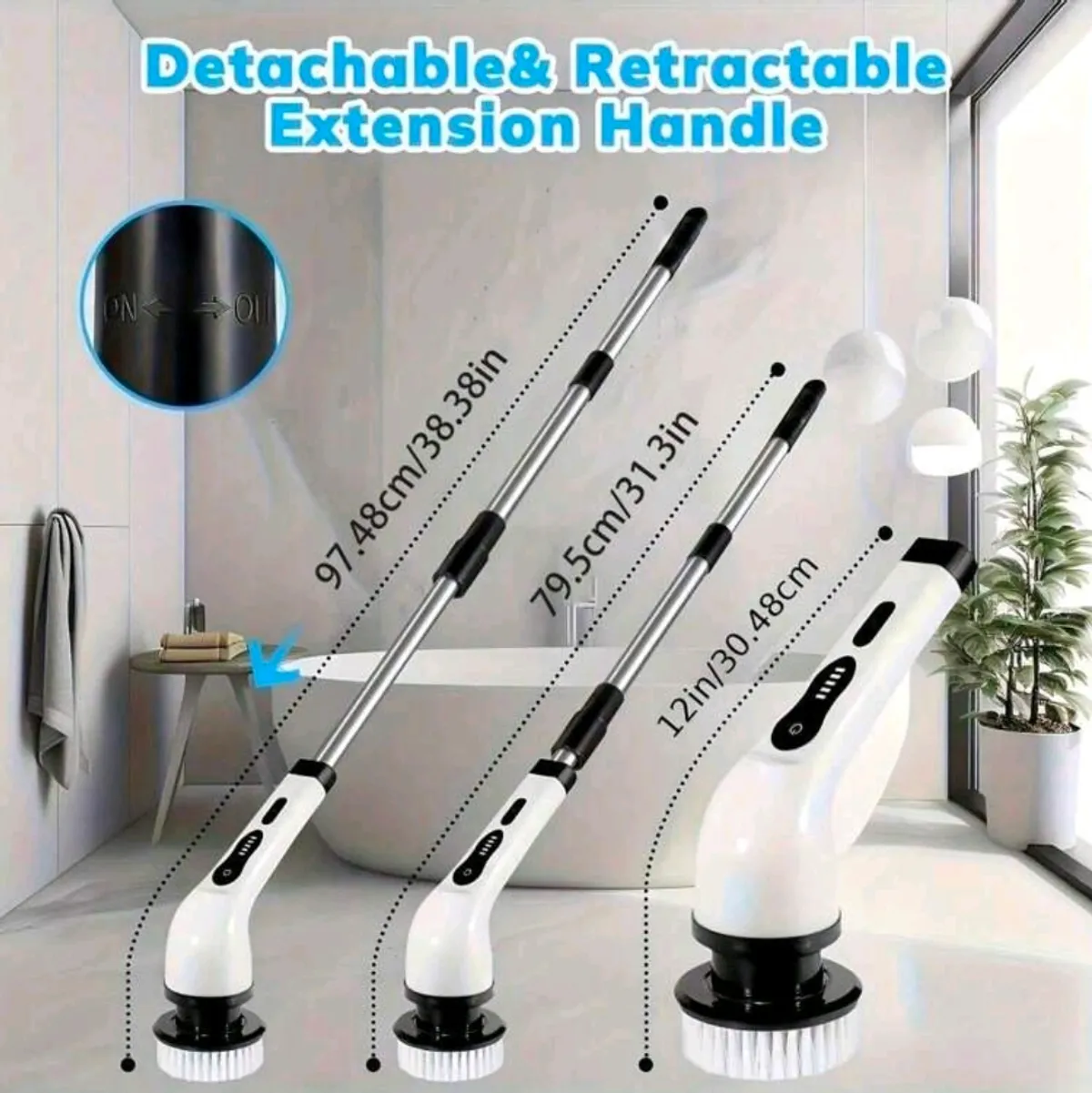 9-In-1 Rechargeable Electric Cleaning Brush