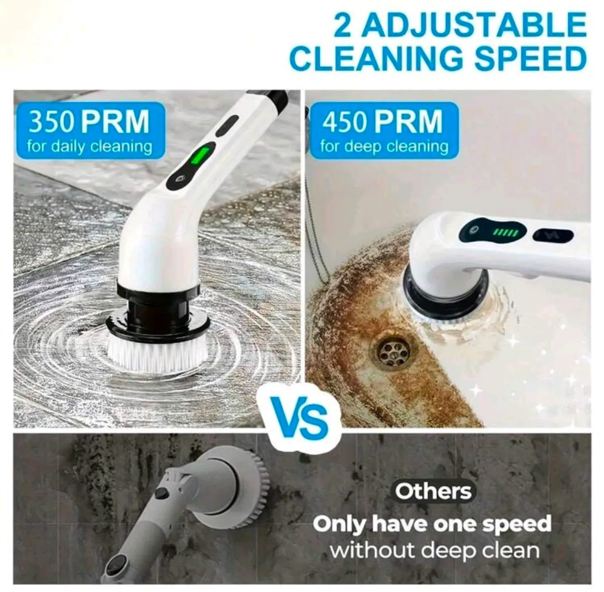 9-In-1 Rechargeable Electric Cleaning Brush