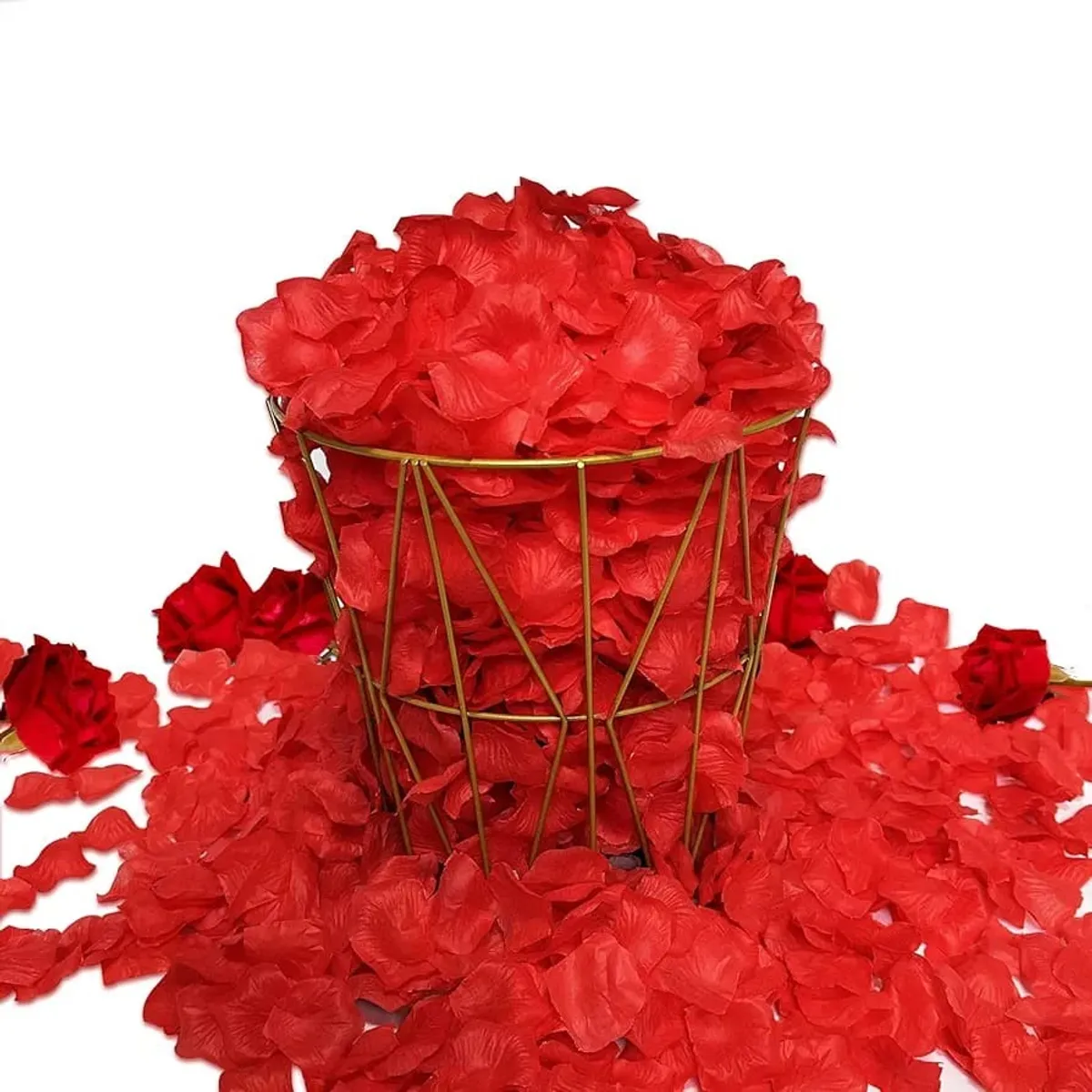 100 PCs Red Rose Petals for Romantic Night