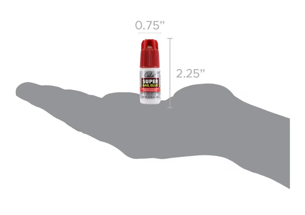 Super Nail Glue Professional Quick Dry Nail Glue Adhesive for False Nails, Tips & Art Accessories (Pack of 8)