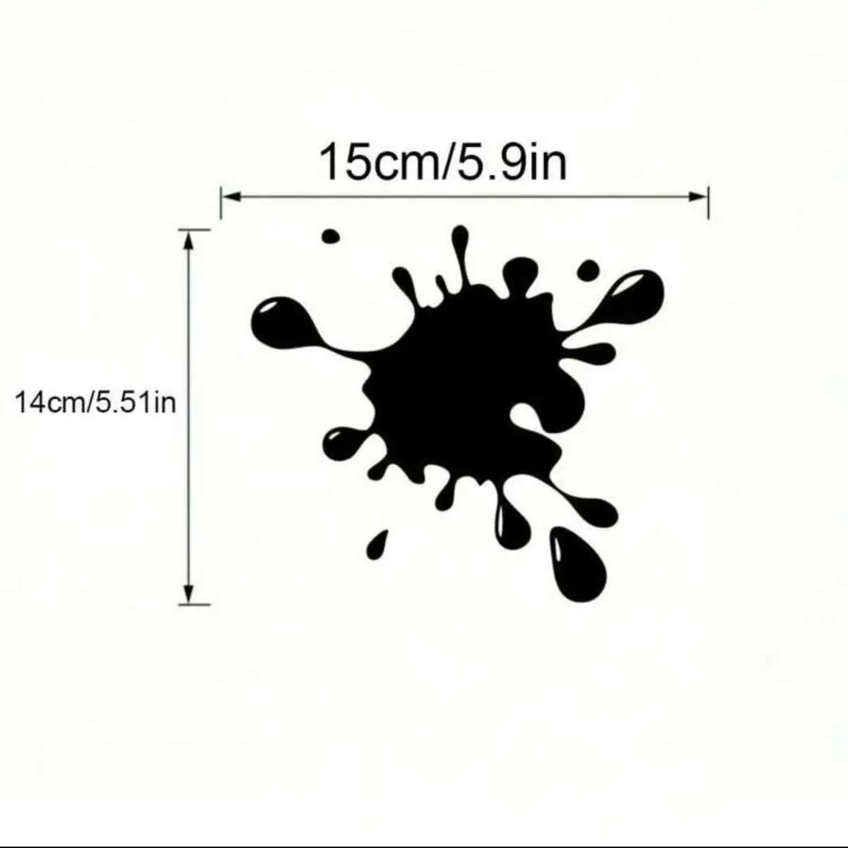 Car Stickers With Imprints, Interesting Stains, Decals, Door, Window Glass, Rear Bumper Decorative Stickers