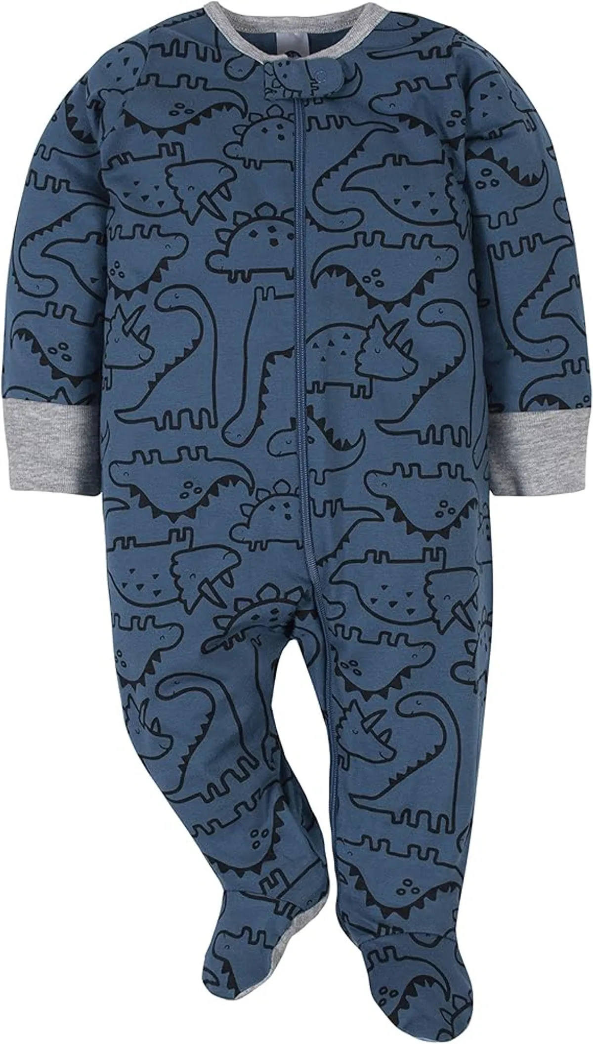 Gerber Baby-Boys 4 Pack Dinosaur Sleep 'N Play Footie