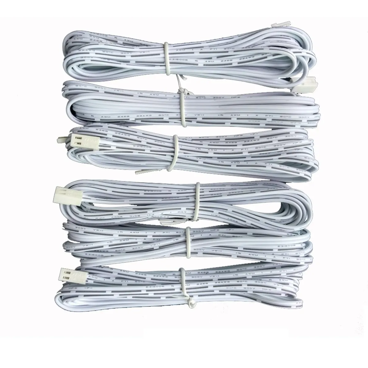 Xking 6 Pcs 3m/9.8 Ft 2-Pin Male and Female Cable Plug Connector Extension Wire, 2510 Port Extension Cable, 2.54mm Pitch, LED Cabinet Light Extension Cord