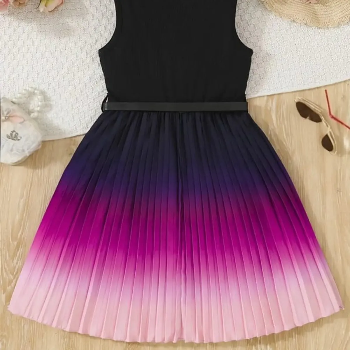 StyleCast x Revolte Print Fit & Flare Dress - Size: 9-10Y