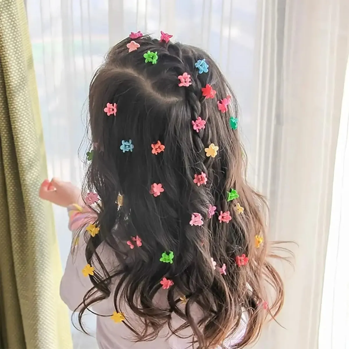 Flower Claw Clip,50pcs Hair Clips For Women