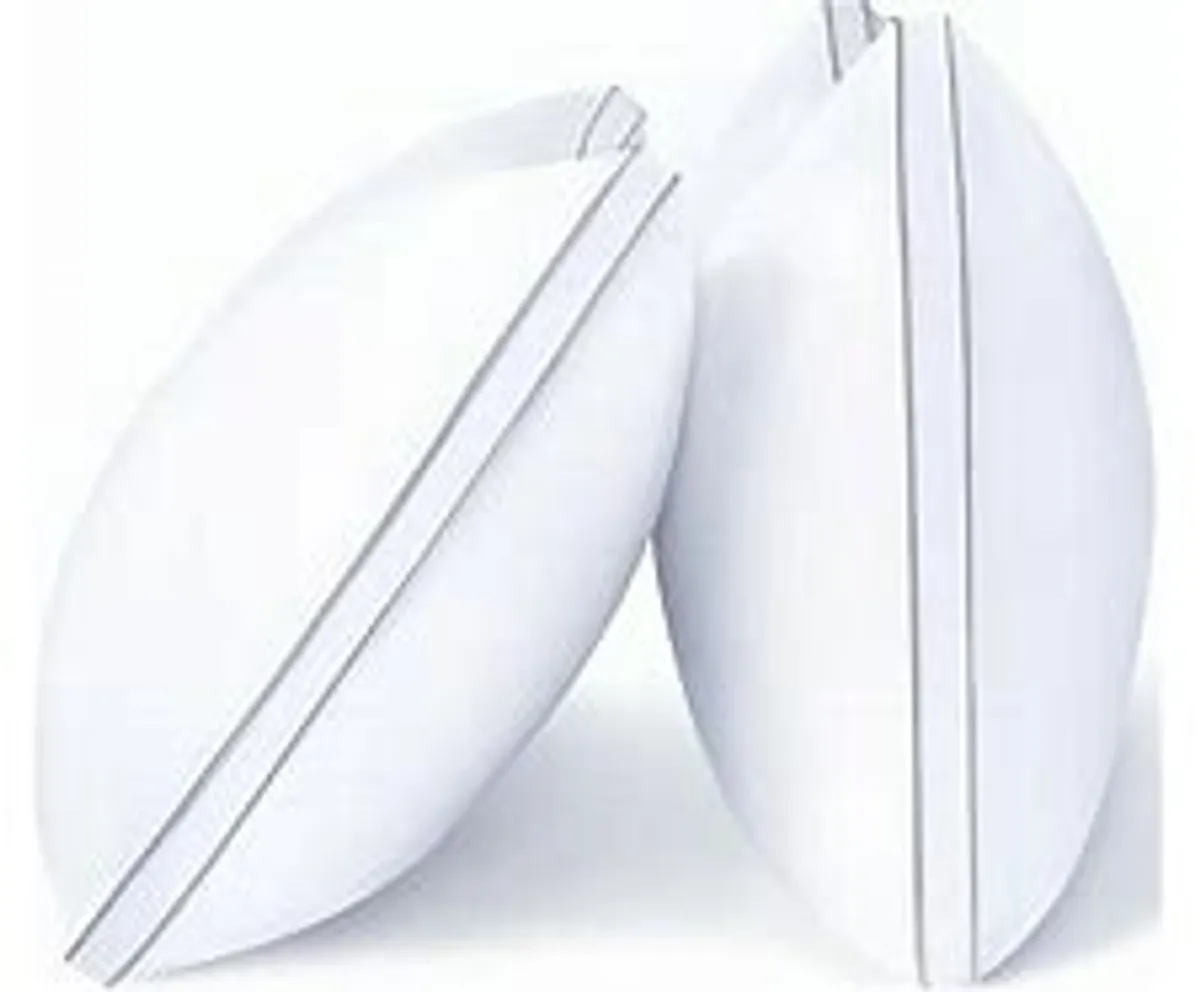 viewstar Pillows Queen Size Set of 2, Hotel Quality, Down Alternative Gusseted Bed Pillows for Side, Back, or Stomach Sleepers, White