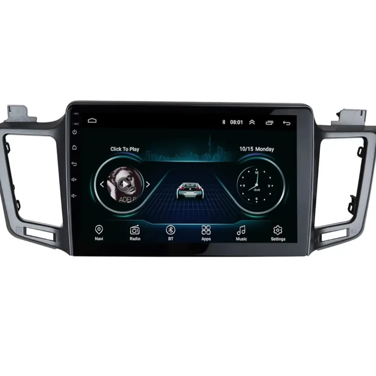 AutOcean 10.1 Inch Radio Fascia For TOYOTA RAV4 2013-2018 Left Hand Drive Stereo Panel Audio Android Player Frame