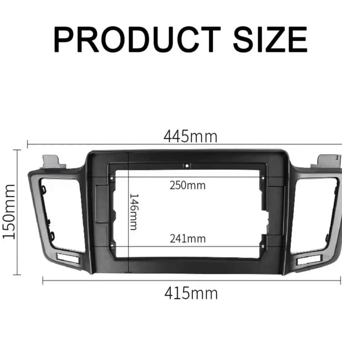 AutOcean 10.1 Inch Radio Fascia For TOYOTA RAV4 2013-2018 Left Hand Drive Stereo Panel Audio Android Player Frame
