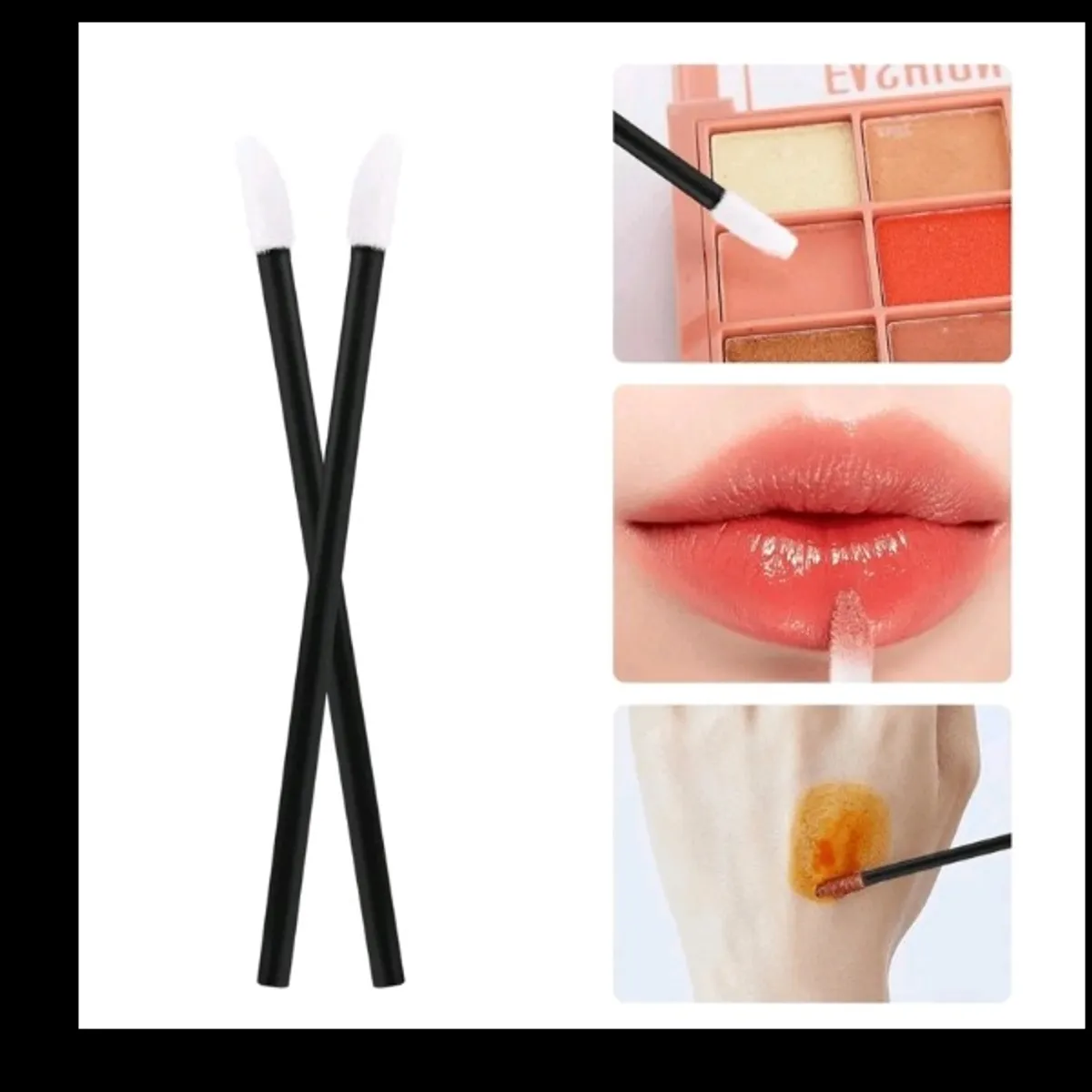 100pcs Disposable Lipstick And Lip Gloss Sticks