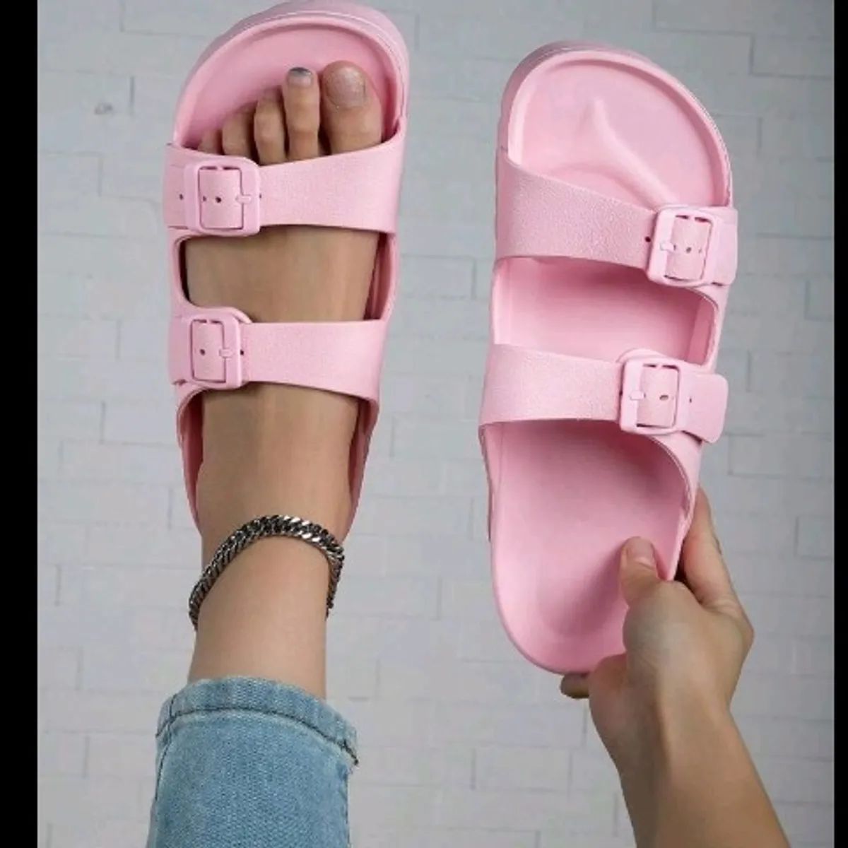 Women's Versatile High Elastic Odorless EVA Casual Slippers - Size EUR41