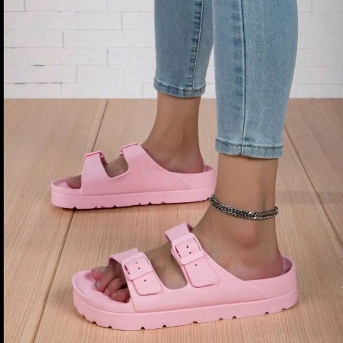 Women's Versatile High Elastic Odorless EVA Casual Slippers - Size EUR41