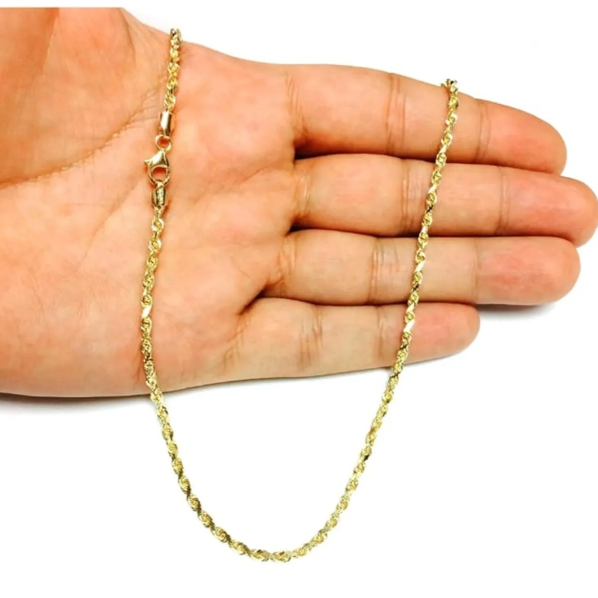 Gold Women Rope Necklace