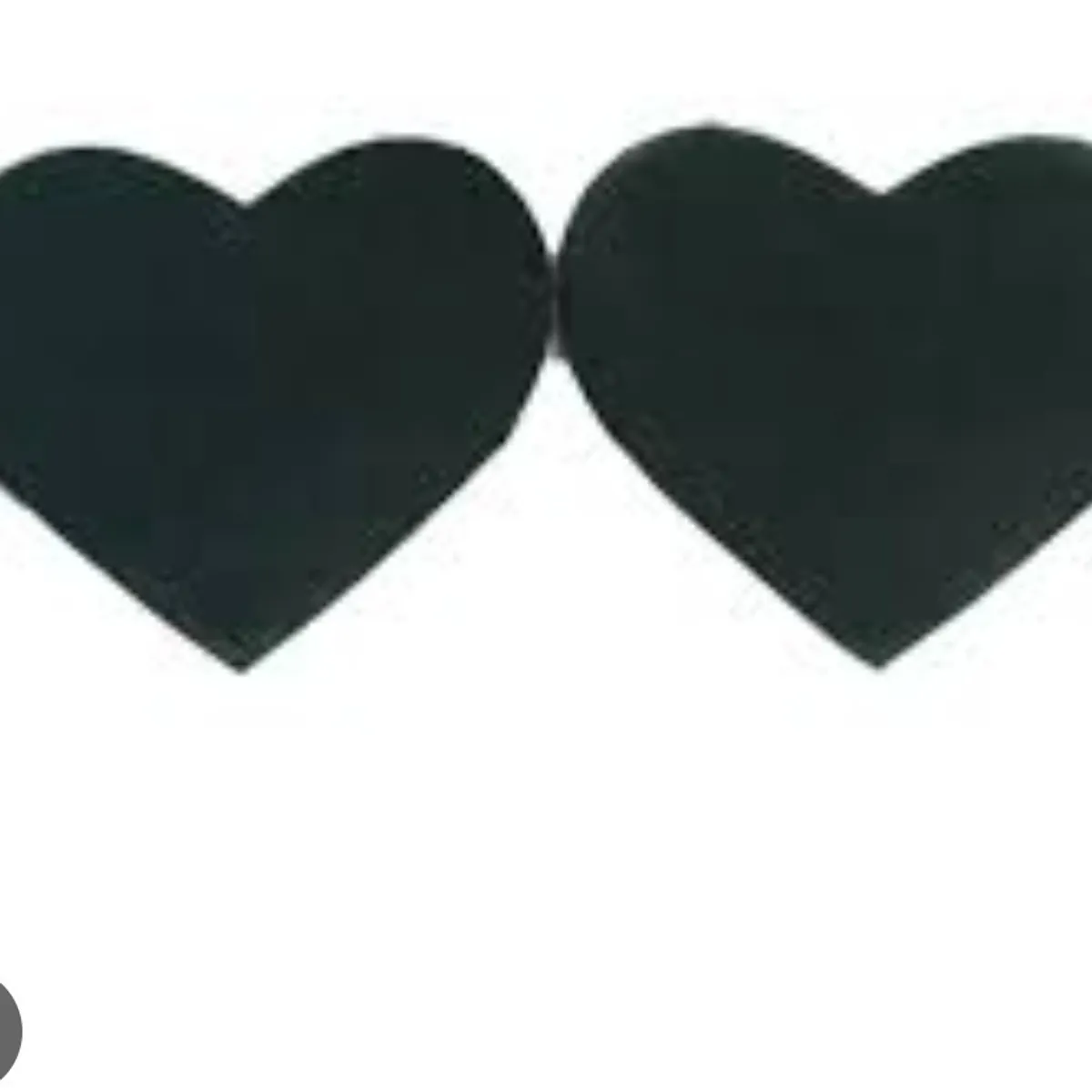 8 pairs Black Heart Shape Nipple Cover